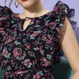 miss chase Printed Women Jumpsuit image 4