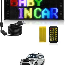 ayw Programmable LED Sign High Quality Flexible Screen Light-239 Car Fancy Lights image 1