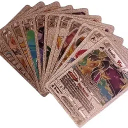 crazybuy Playing Rose Gold 55 Cards Foil Cards Vstar max V Collection Rare Card Deck Box image 2