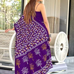 SYS Brand - Shop Your Style Ethnic Motifs Printed Ikat Saree image 4