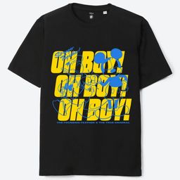 YK Disney Boys Mickey Mouse Typography Printed Round Neck Cotton Oversized T-shirt-picture-16