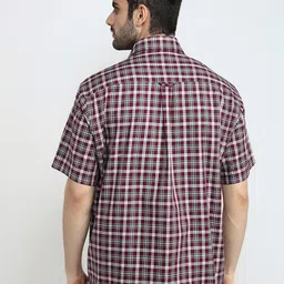 ColorPlus Men Classic Tartan Checks Checked Casual Shirt image 2