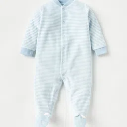 Juniors by Babyshop Boys Striped Long Sleeves Closed Feet Sleepsuit-picture-30