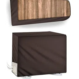 The Furnishing Tree Coffee Brown Printed Air Conditioner Cover-picture-28