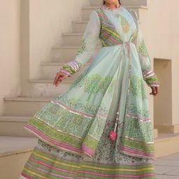 AARAAS Ethnic Motifs Print Maxi Dress image 4