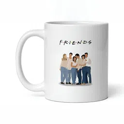 Mr UVD White & Cream Graphic Printed Ceramic Glossy Mug 350 ml-picture-10