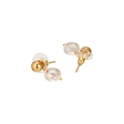 Aadvik Designs Gold-Plated Artificial Beaded Necklace And Earrings image 4