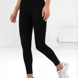 COLOR CAPITAL Women High Rise Antimicrobial Ankle Length Tights-picture-42