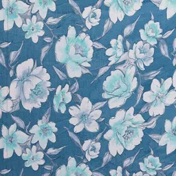 Ekasya Floral Printed Satin Saree image 3