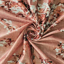 Lunar Days Brown Set of 3 Floral Room Darkening Window Curtain image 3