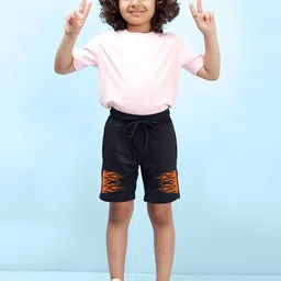 NUSYL Boys Printed Regular Fit Cotton Shorts image 3