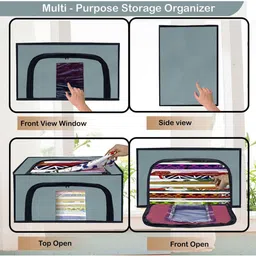 Rmerchants Grey Set of 1 Regular Multi-Utility Organisers image 3