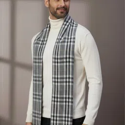 Zamour Men Classic Checkered Woollen Muffler image 2