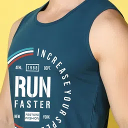 WOOSTRO Men Typography 2 Printed Raw Edge Slim Fit T-shirt image 4