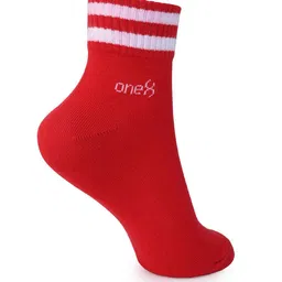One8 Women Pack Of 3 Pure Cotton Above Ankle Length Socks image 5