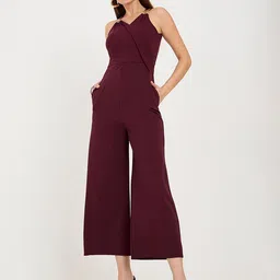 Miss Chase V-Neck Basic Jumpsuit image 4