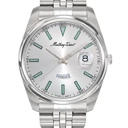 Mathey-Tissot Men Dial & Stainless Steel Bracelet Style Straps Analogue Watch H510AS-picture-14