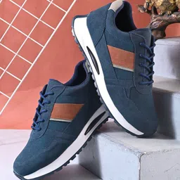 Killer Men Colourblocked PU Sneakers-image-59