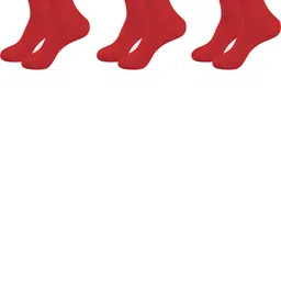 MUKHAKSH Unisex Red Socks image 1