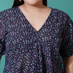 U&F Beyond Floral Print Ruffles Top image 2