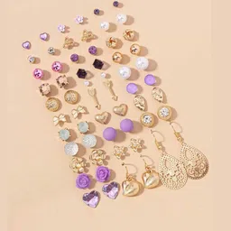 DressBerry Gold-Plated Alloy Studs-image-94