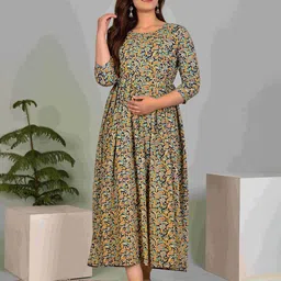 MURLI KURTI Floral Print Maxi Dress image 1