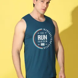 WOOSTRO Men Typography 2 Printed Raw Edge Slim Fit T-shirt image 5