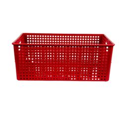 Go Hooked Multipurpose Plastic Storage Organizer | 22.5D x 40W x 22.5H CM Durable & Lightweight Storage Box for Home, Office, Kitchen, & Bathroom | Stackable Plastic Storage Bin-picture-48