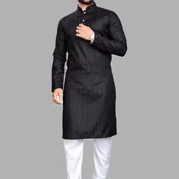 ANUJ FASHION Men Mandarin Collar Straight Kurta-image-15