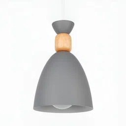 KINIS Grey Aluminium Quirky Ceiling Lamp image 4