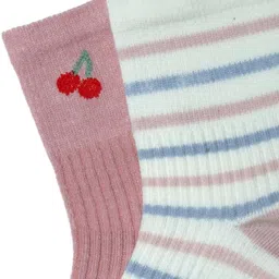N2S NEXT2SKIN Patterned Pack of 3 Cotton Infant Kids Ankle Length Socks image 4
