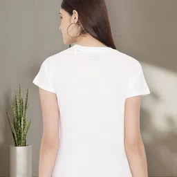 Tromko Women Pack of 3 Geometric Printed Round Neck Cotton T-shirts image 2