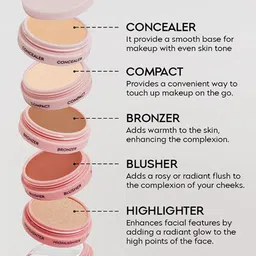 Gleva 5 In 1 Makeup Stack - 20g - Dusky image 3