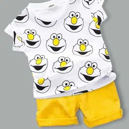HELPOM Unisex Kids Printed Top with Shorts image 2