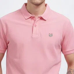 glitchez Polo Collar Cotton Regular Fit T-shirt image 5