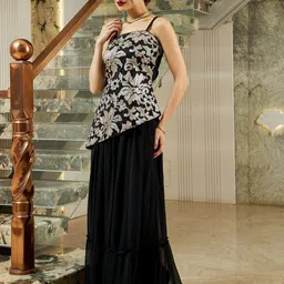 Shally Bhasin by Athena Women Embellished Top & Skirt Co-Ord Set image 4