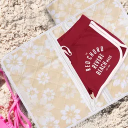 Aura Gold-Toned & White 2 Pieces Flower Printed Multi-Utility Organisers image 5