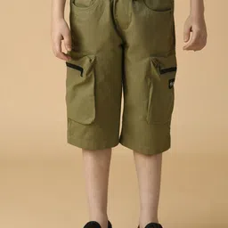 Albion By CnM Boy Mid-Rise Relaxed Fit Cargo Shorts-picture-29