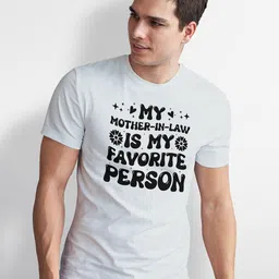 Seekbuylove Men Typography Printed Cotton Bio Finish T-shirt image 4