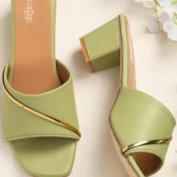 FAISHSTAR Women Synthetic Block Heels-picture-20