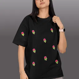 SNUG24 Women Printed Pure Cotton T-shirt-picture-15