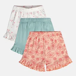 MINI KLUB Girls Floral Printed Shorts-picture-17