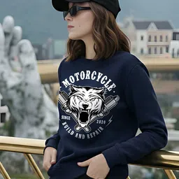 Moda Rapido Women Printed Sweatshirt image 3