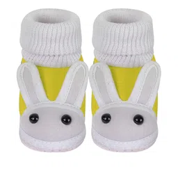 NESKA MODA Kids-Unisex Set of 1 Pair Cotton Booties image 3