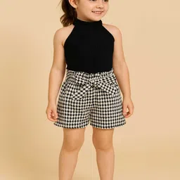 RAMIAAZ Girls Round Neck Sleeveless Top with Shorts-picture-33