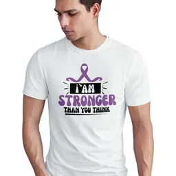 Seekbuylove Men Typography Printed Round neck Short Sleeves Bio Finish Cotton T-shirt-picture-14