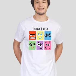 Greylongg Men Graphic Printed Round Neck Cotton T-shirt-image-50