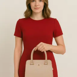 ESBEDA Women Solid Structured Handheld Bag-picture-22