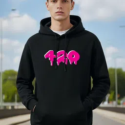 BENNY BROOKS Men Printed Hooded Sweatshirt image 3