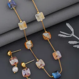 SZN Brass Gold-Plated Necklace image 4